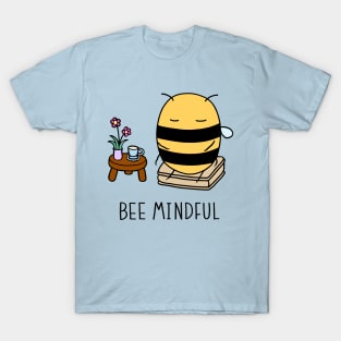 Bee Mindful - Light Blue T-Shirt